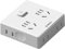 Generic Compact Power Strip with Multiple Outlets for Home And Office Use, White