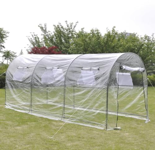 SKM Invernadero de Exterior Grande portátil jardinería plantación,Casa y jardín,Jardín,Jardinería,Invernaderos,Transparente,40785