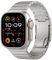 TiMOVO Titanium Uhrenarmband Kompatibel mit Apple Watch Band 49/46/45/44/42mm,Abnehmbares Armband für Herren mit Faltschließe für iWatch Ultra2 Ultra SE Series 10 9 8 7 6 5 4 3 2 1,Farbe Titan