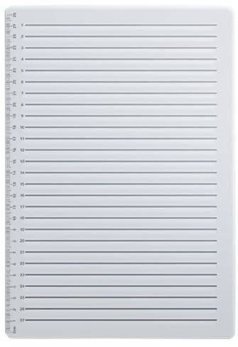 Linienzeichnungsschablone Vorlage Linienschablone 27/30/33 Linie für Journaling College Papier Linienlineale