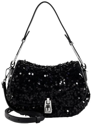 Coccinelle Magie Paillettes Handbag Noir/Noir
