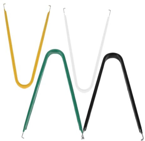 GETAJGHSD 4 Stück Sicherungszieher Gadget Tastaturauswahl Sicherungshandler Relais-abziehzange Sicherung-Retriever Relaiszange Sicherungsabzieher Schlüsselschalter-Picker Relais Abzieher PVC