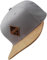 Bexxwell Snapback Cap mit Lederpatch (optimale Passform, Kappe, Unisex) (DE/NL/SE/PL, Alphanumerisch, Einheitsgröße, Grau)