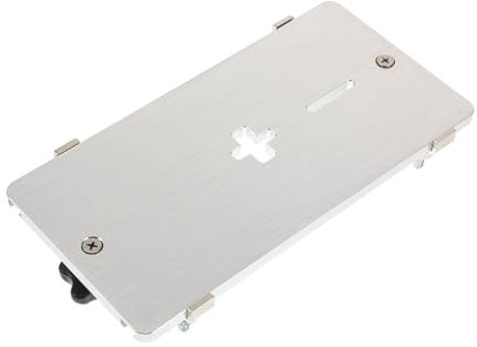 NUOBESTY Aluminum Alloy Jig Saw Support Plate Woodworking Jig Saw Base Plate Electric Tool for Woodworking Projects