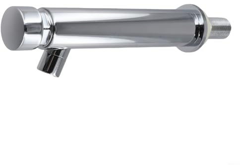 TONIXY Wall-Mounted Time-Delay Basin Push Tap, bathroom sink taps, Brass Single Cold Self-Closing Faucet, 1/2 Inch Connection(4.5cm)