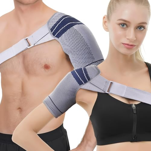 YUPZAR 1 Stück Schulterbandage Für Frauen Herren, SchulterstüTze, Schulterbandage Herren, Schulter Bandage, Passend für linke oder rechte Schulter