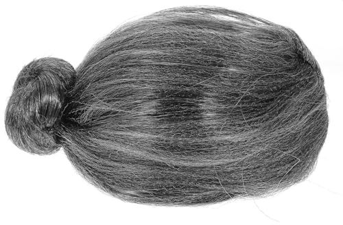 YARNOW Oma Graue Perücke aus Künstlicher Haarsilke mit Realistischer Optik und Bequemer Passform für Bühnenauftritte und Halloween Kostüm