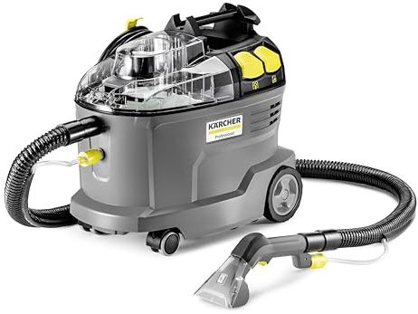 Kärcher Puzzi 8/1, Commercial Carpet Extractor, Carpet and Upholstery Cleaner, Tough Stain and Odor Removal, Perfect for Rugs, Cars and Auto Detailing, 3.9 GAL Tank
