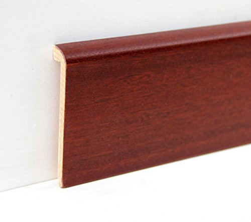 Hobby Legno - Coprimarmo Rivestito In Legno Di Mogano Verniciato mm. 100X20X2400 (Prezzo Per ml. 4, 80)