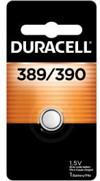 Duracell 389/390 Ossido di argento 1.5 V batteria non-ricaricabile – Batterie (Ossido di argento, Pulsante/moneta, 1,5 V, 1 pezzo (S), SR54, 80 mAh