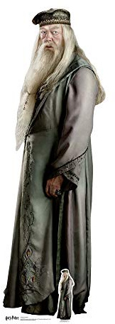 Offizieller Pappaufsteller aus den Harry Potter Büchern, Pappe, Albus Dumbledore, 184 x 61 x 184 cm