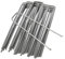 IME Lot de 20 piquets de jardin en forme de U pour sécuriser la pelouse, la ferme, les mauvaises herbes, les paysages, etc. 15 cm
