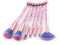 Lot de 7 pinceaux de maquillage en forme de licorne