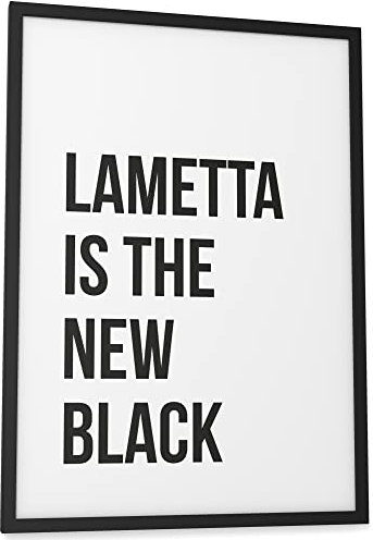 Papierschmiede® XMAS Poster Lametta, 30x40 cm Deko mit Spruch zu Weihnachten, Wohnzimmer Wanddeko, Schlafzimmer, Küche Dekoration ohne Rahmen, Deko zu Weihnachten