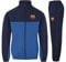 FC Barcelona - Jungen Trainingsanzug - Jacke & Hose - Offizielles Merchandise - Geschenk für Fußballfans - Reflexblau - 8-9 Jahre