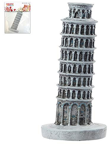 CREATIV DISCOUNT Miniatur Schiefer Turm Pisa 3,5x7,3cm