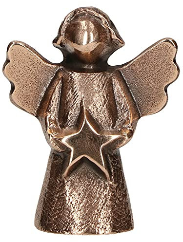 Butzon & Bercker Bronzefigur Engel Sternenzeit Kerstin Stark Kunsthandwerk Aufstell-Figur