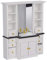 Zerodis 1/12 Mini Bassin Cabinet Accessoires de Cuisine de Maison de poupée de Meubles de Maison de poupée Miniature pour la décoration de Cuisine de Salle de Bains(Blanc)