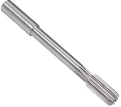 sourcing map 12,5 mm Bohrfutter-Reibahle, HSS Cobalt M35 Drehmaschinen-Reibahle D4 6 gerade Rillen, Rundschaft-Fräswerkzeug, für Edelstahl-Legierung, Kupfer-Metall