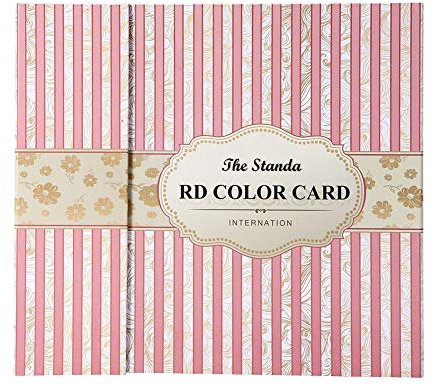 Nikou 120 Farben Nailart Display Aufsteller, Nagel Buch Display Diagramm Nagelfarbkarte Wiederverwendbare Nagellack Gel Karte Nailart Schautafel für DIY Nagelkunst Salons (Streifen)