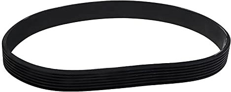 YINETTECH Courroie de transmission 7PJ437 en caoutchouc noir pour tondeuse à gazon Spear & Jackson S1334ER 16,4 mm de largeur 437 mm de circonférence