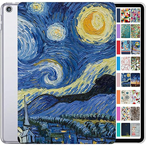 DuraSafe Cases Per iPad 9 2021 iPad 8 2020 iPad 7 2019 10.2 pollici [iPad 9th 8th 7th Gen ] A2197 A2270 A2602 Stampato Slim Hard Shell Custodia Protettiva Stand Cover - Starry Night