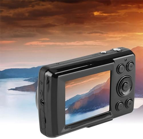 Videocamera digitale , piccola videocamera 16 MP 720P 30 FPS , fotocamera digitale HD con zoom 4X , portatile e leggera , per casa e viaggi (nero)