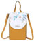 AIFILLE Gelb Klein Tasche Handy Umhängetasche Damen PU Leder Universal Phone Crossbody Bag Clutch Touchscreen Handytasche mit Geldbörse zum Umhängen Verstellbarer Schultergurt Für Handy unter 6,7 Zoll