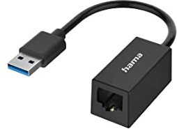 Hama Netzwerk-Adapter USB-Stecker - LAN/Ethernet-Buchse, Gigabit Ethernet