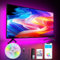 VOLIVO LED Lights for TV, 15FT Led Backlight for 45-65 inch TVs, Bluetooth RGB LED Lights Behind Television with Remote, USB Powered, Color Changing, Music Sync, for Gaming Room,Desk,Under Table