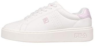 FILA Crosscourt Altezza F Wmn, Scarpe da Ginnastica Donna, White-Fair Orchid, 38 EU Stretta