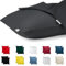 Kissenbezug 30x30 Baumwolle Premium Satin 2er Set Kissenhülle Deko für Kissen Sofa/Bett Stoff Superweicher Resistent Hypoallergen Anti-Milben Kopfkissenbezug mit Verdecktem Zip Voll Waschbar
