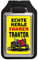 Echte Kerle fahren Traktor Schlüsselanhänger mit Kunstleder-Anhänger in Gelb als Geschenk für echte Landwirte und Bauern die ihren Job lieben und das Dorfleben leben wie kein