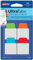 AVERY Zweckform Art. 74760 Haftstreifen transparent/bunt (40 Haftnotizen, 25,4x38,1mm, beschreibbare Index Tabs Folie, ablösbare Klebezettel, Page Marker, Sticky Notes, Klebemarkierungen)
