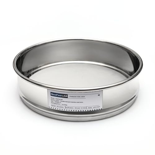 Lab Sieves 70 Mesh, Economy Test Sieve #70 Mesh, 4'' Diameter, 304 Stainless Steel Wire Cloth φ10×4.5cm