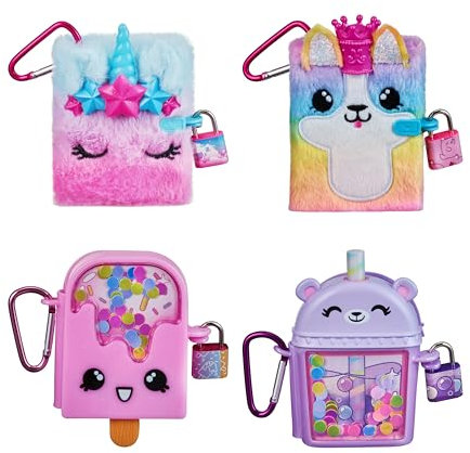 Real Littles - Mini Journal Intime avec Cadenas + Clé - Cadeau Surprise à Collectionner - Recevez Un Modèle au Coloris Aléatoire