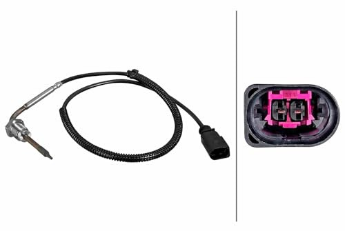 HELLA 6PT 010 376-801 Sensor, Abgastemperatur - 2-polig - geschraubt