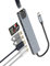 USB C auf HDMI Ethernet TF SD Kartenleser Type-C Dual USB A Adapter (8in1) für Apple iPhone15 Hub Monitor Port für TV Dongle Thunderbolt Ladegerät Splitter Kabel Display Dockingstation Laptop Extender