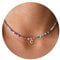 TINGN Geschenk für Frauen Mädchen - Bunte Perlenkette Kette mit Buchstaben C Kette Damen Geschenk Mädchen Geschenke Valentinstag Frau Geburtstagsgeschenk Geschenk für Tochter Mutter Schwester Freundin