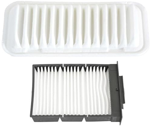 Rufutle Filtro Abitacolo per BYD F0 2008, per Geely Panda 2009, 22,2x16,3x4cm 2 Pezzi Filtro Aria Auto Filtro abitacolo BYD371QA-1109030/BYDLK-8101014