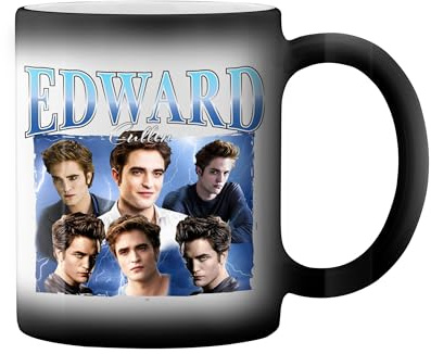 GR8Shop Edward Cullen Inspired by Saga Black Magic Coffee Mug