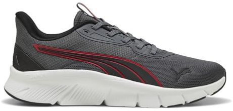 PUMA Unisex's Flexfocus Lite Modern Tennis, Grau, Rot, 41 EU