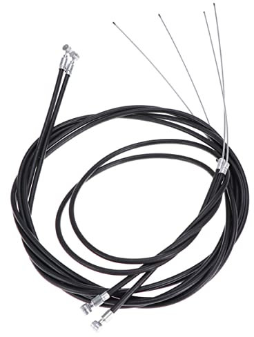 WHAMVOX 4pcs Brake Cables for Bicycles Bike Brake Shifter Cable Rear Derailleur Housing Hose Kit Bike Replacement