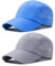 TAGVO Baseball Cap Herren Damen, 2 Stück UV-Schutz Schnell Trocknend Baseballkappe mit Atmungsaktivem Mesh, Verstellbar Leichte Faltbare Läuft Sport Cap, Alltäglicher Lässiger Sonnenhut für Draußen
