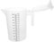 HEALLILY Verre doseur en plastique transparent : avec couvercle, cylindre gradué précis de 5 l pour la préparation de boissons liquides, gadget de cuisine