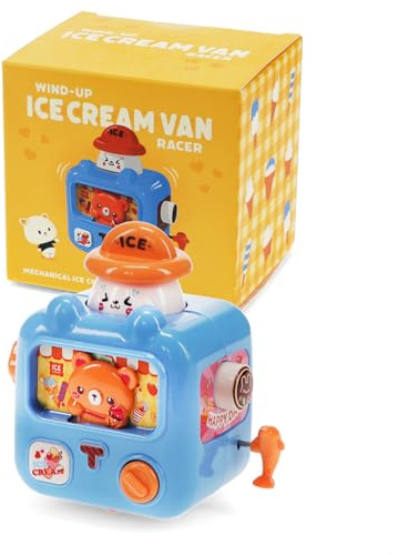 Rex London Wind-up ice cream van racer - Blue