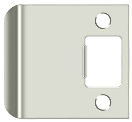 Deltana Spe250u14 Extended Lip Strike Plate, Bright Nickel, 2-1/2