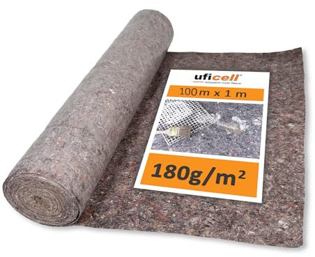 easypaint® PREMIUM Malervlies [100 m²] - Schutzvlies mit PE Anti Rutsch Beschichtung - Gewicht: 180 g/m² - Abdeckvlies ist der perfekte Oberflächenschutz für Bodenbeläge