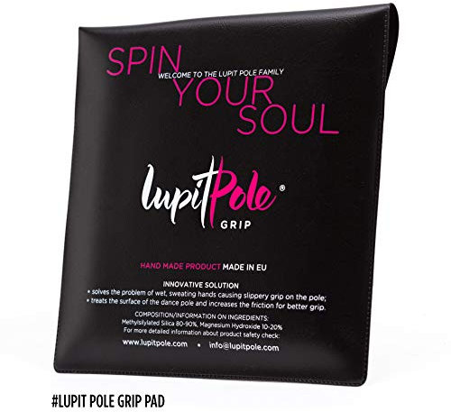 LUPIT Pole, Pole Dance Grip - Pole Dance Grip Puder | Starker Halt, 12cm x 12cm Doppelseite für Stange und Hände - Ergiebig in der Anwendung