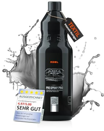 ADBL Pre Spray PRO (1L) - Hochkonzentrierter Vorreiniger und Fleckenentferner für Polster und Teppiche - Löst hartnäckige Verschmutzungen in Rekordzeit - Ideal für professionelle Anwendungen